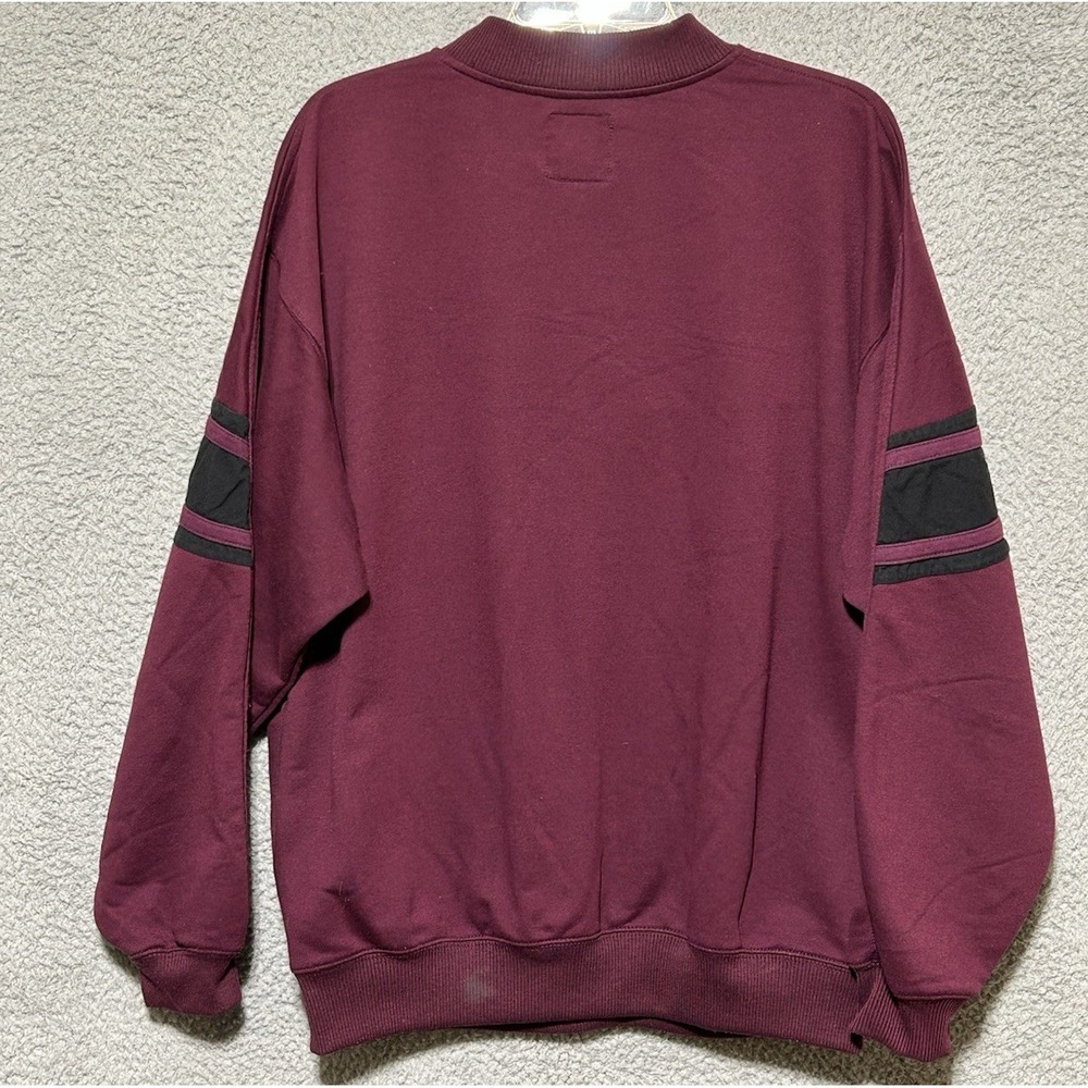 Vintage 90s Greenline International Pullover Shirt Mens L Purple Black Blokecore - Picture 11 of 11